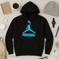 Sky Blue Pickleball Sports Logo Hoodie thumb 3