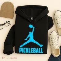Sky Blue Pickleball Sports Logo Hoodie thumb 4