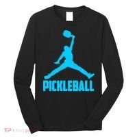 Sky Blue Pickleball Sports Logo Long Sleeve Shirt thumb 0