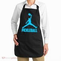 Sky Blue Pickleball Sports Logo Apron thumb 2