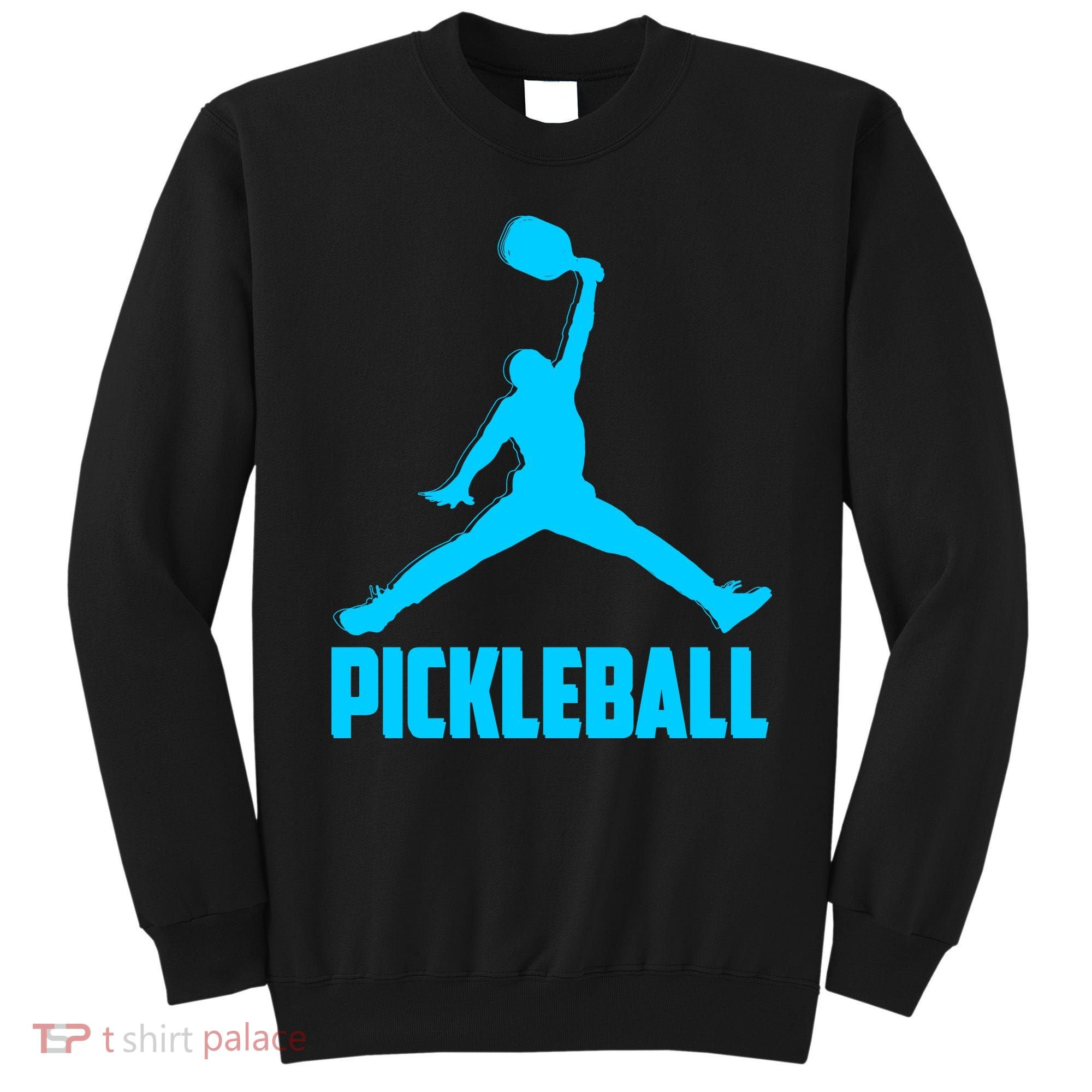 Sky Blue Pickleball Sports Logo Sweatshirt