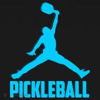 Sky Blue Pickleball Sports Logo T-Shirt thumb 7