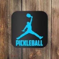 Sky Blue Pickleball Sports Logo Coaster thumb 0