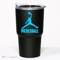 Sky Blue Pickleball Sports Logo Tumbler thumb 0