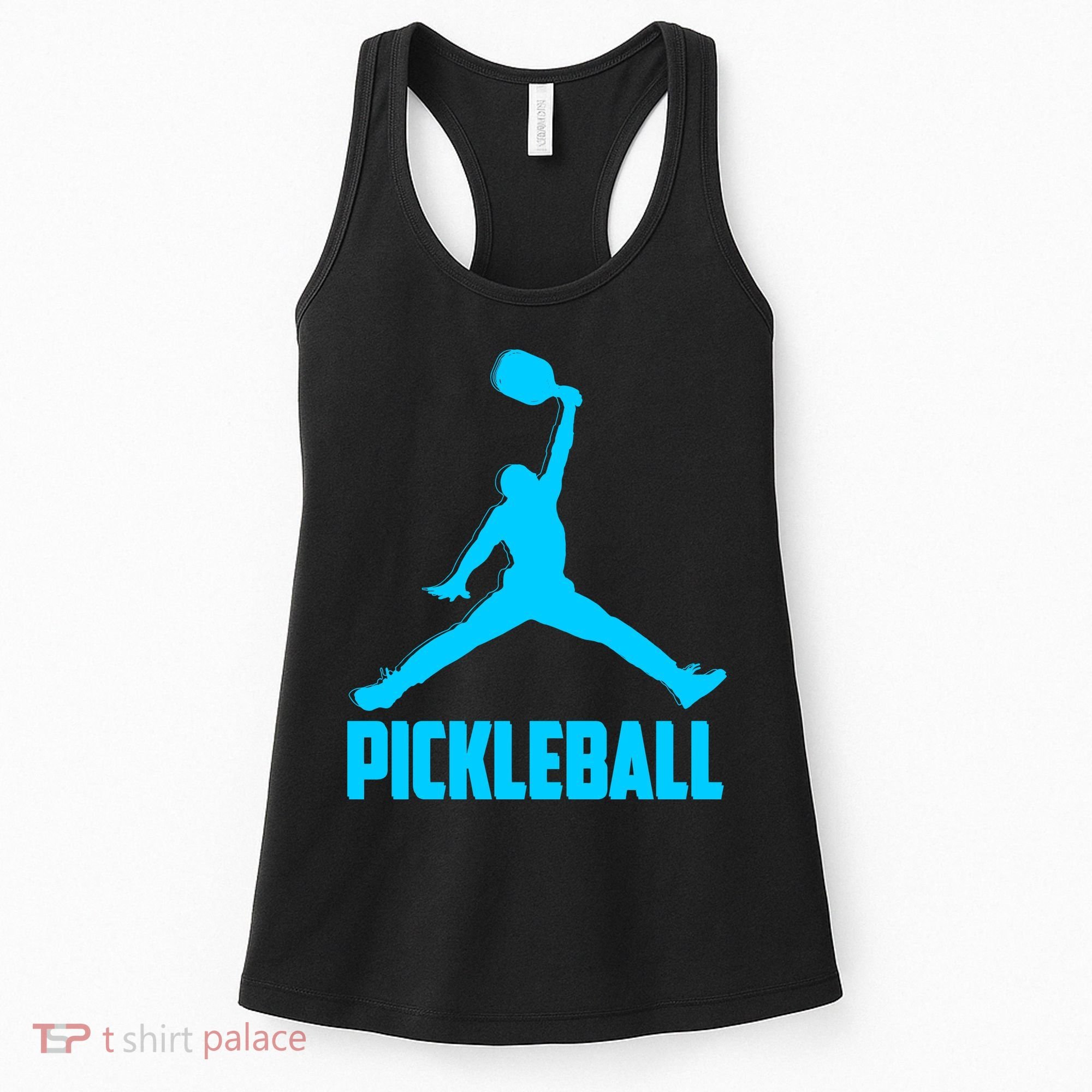 Sky Blue Pickleball Sports Logo Women's Tank Top