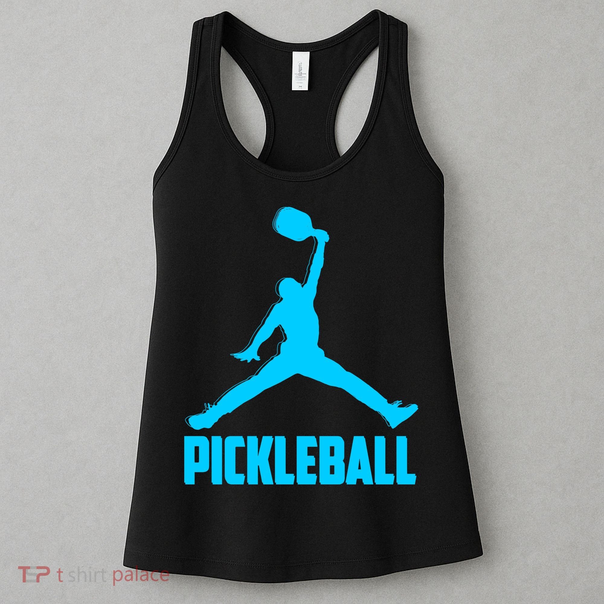 Sky Blue Pickleball Sports Logo Women's Tank Top