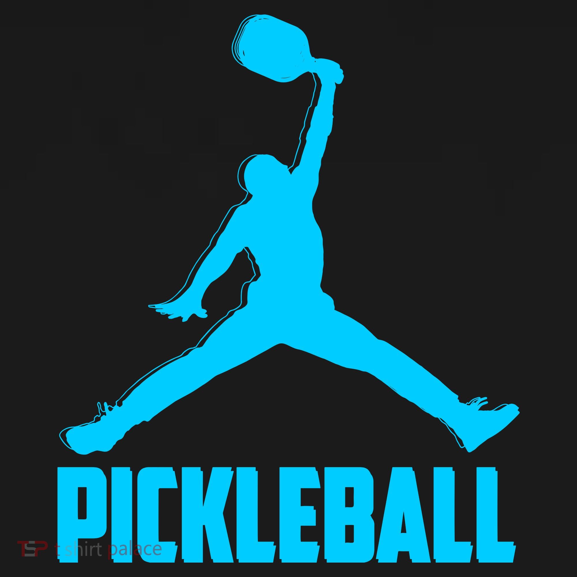 Sky Blue Pickleball Sports Logo Women's Tank Top