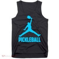 Sky Blue Pickleball Sports Logo Tank Top thumb 0