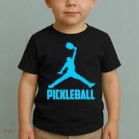 Sky Blue Pickleball Sports Logo Toddler T-Shirt thumb 2