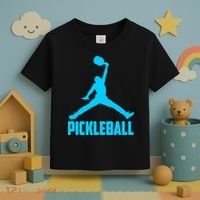 Sky Blue Pickleball Sports Logo Toddler T-Shirt thumb 3
