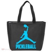 Sky Blue Pickleball Sports Logo Tote Bag thumb 0