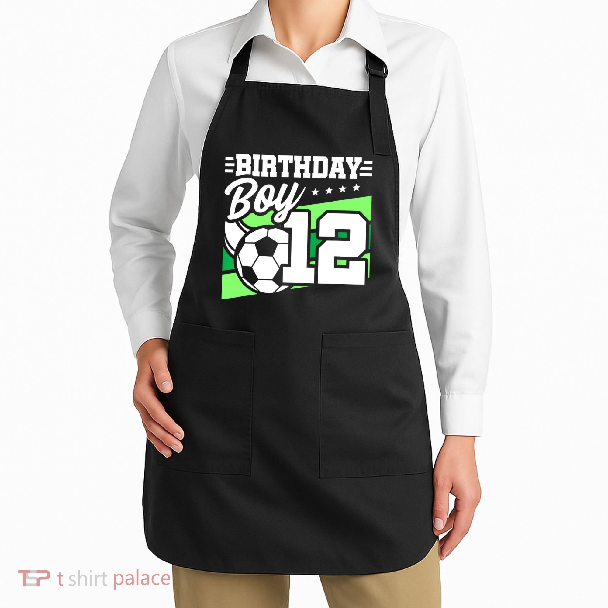 Soccer Birthday Party 12 Year Old 12th Birthday Apron