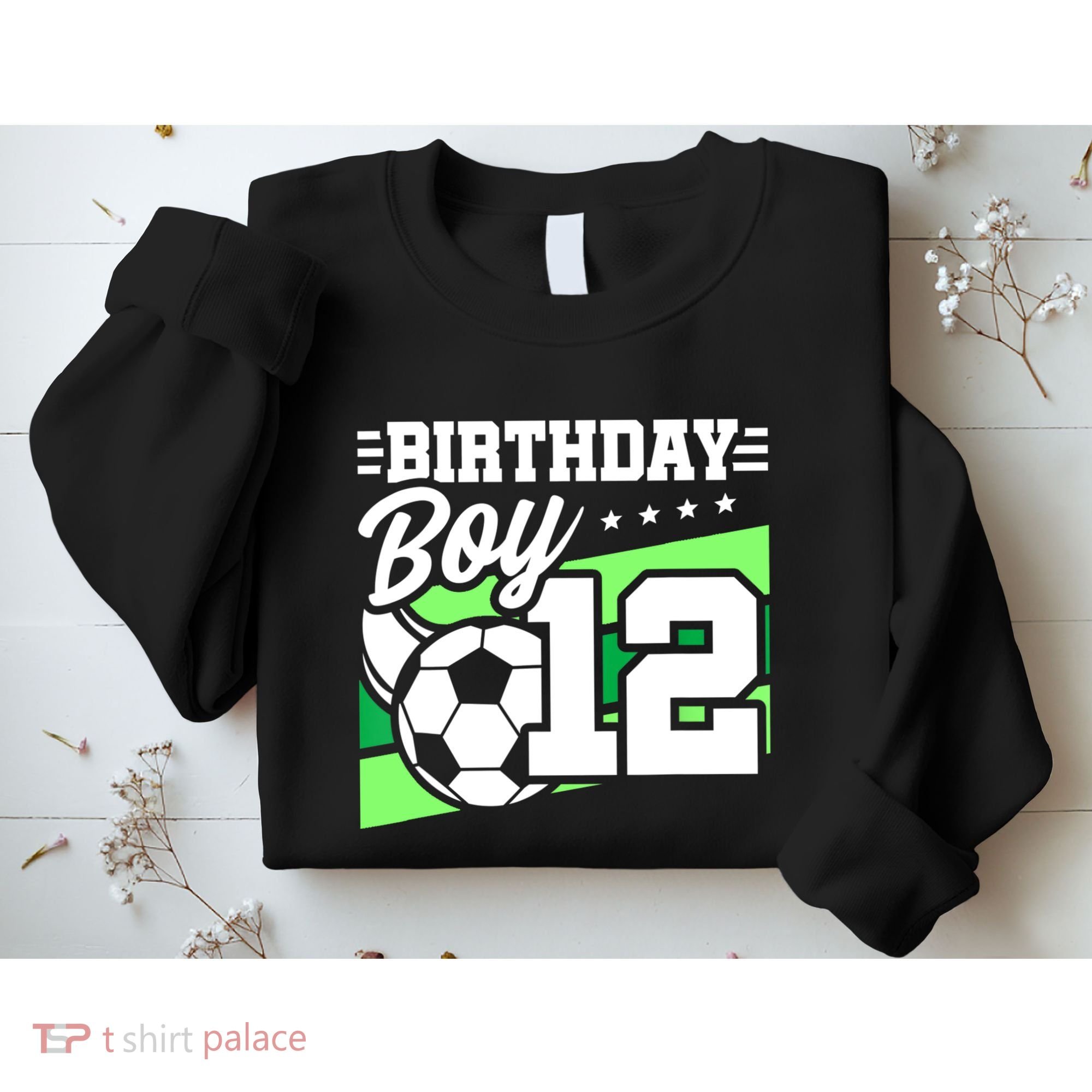Soccer Birthday Party 12 Year Old 12th Birthday Sweatshirt