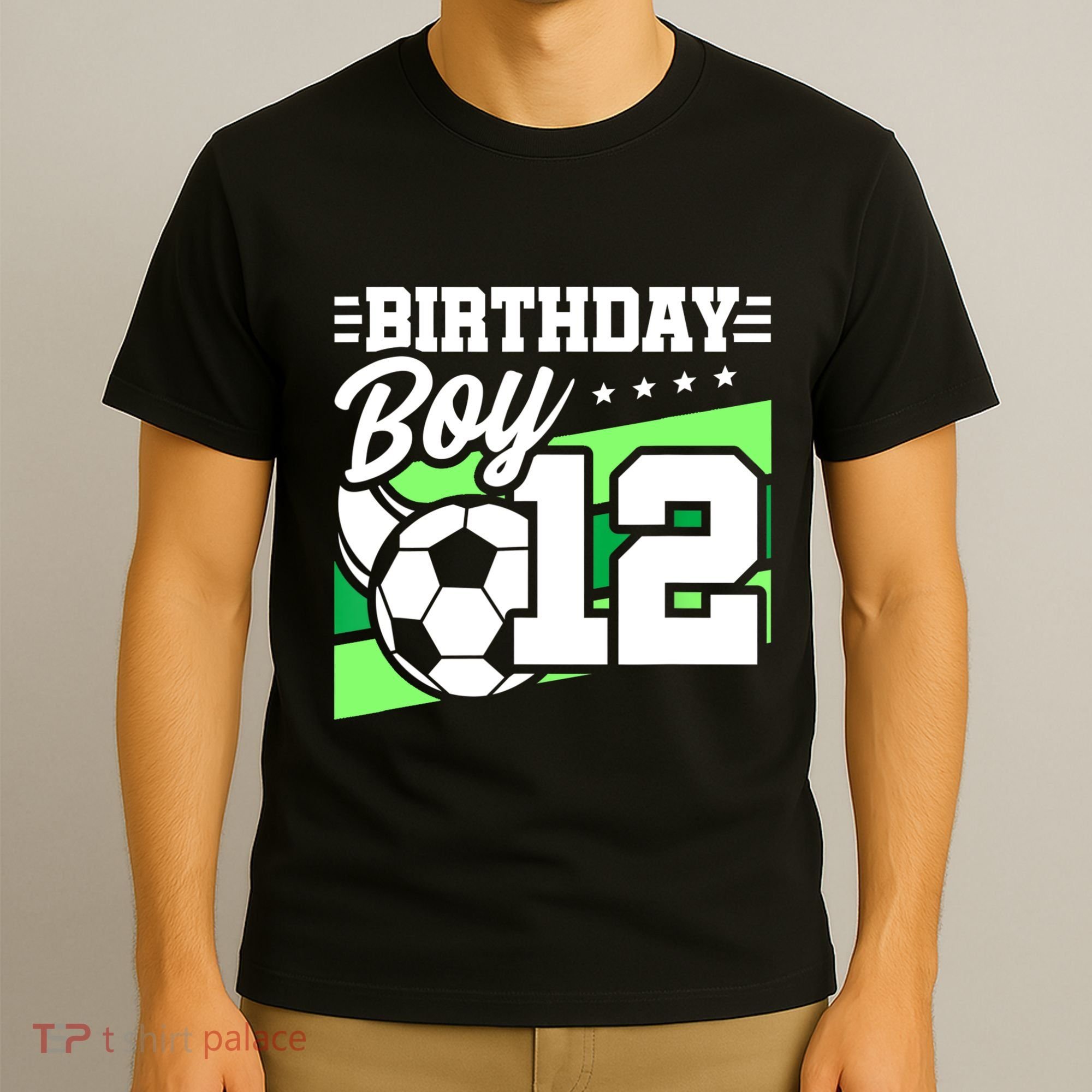 Soccer Birthday Party 12 Year Old 12th Birthday T-Shirt