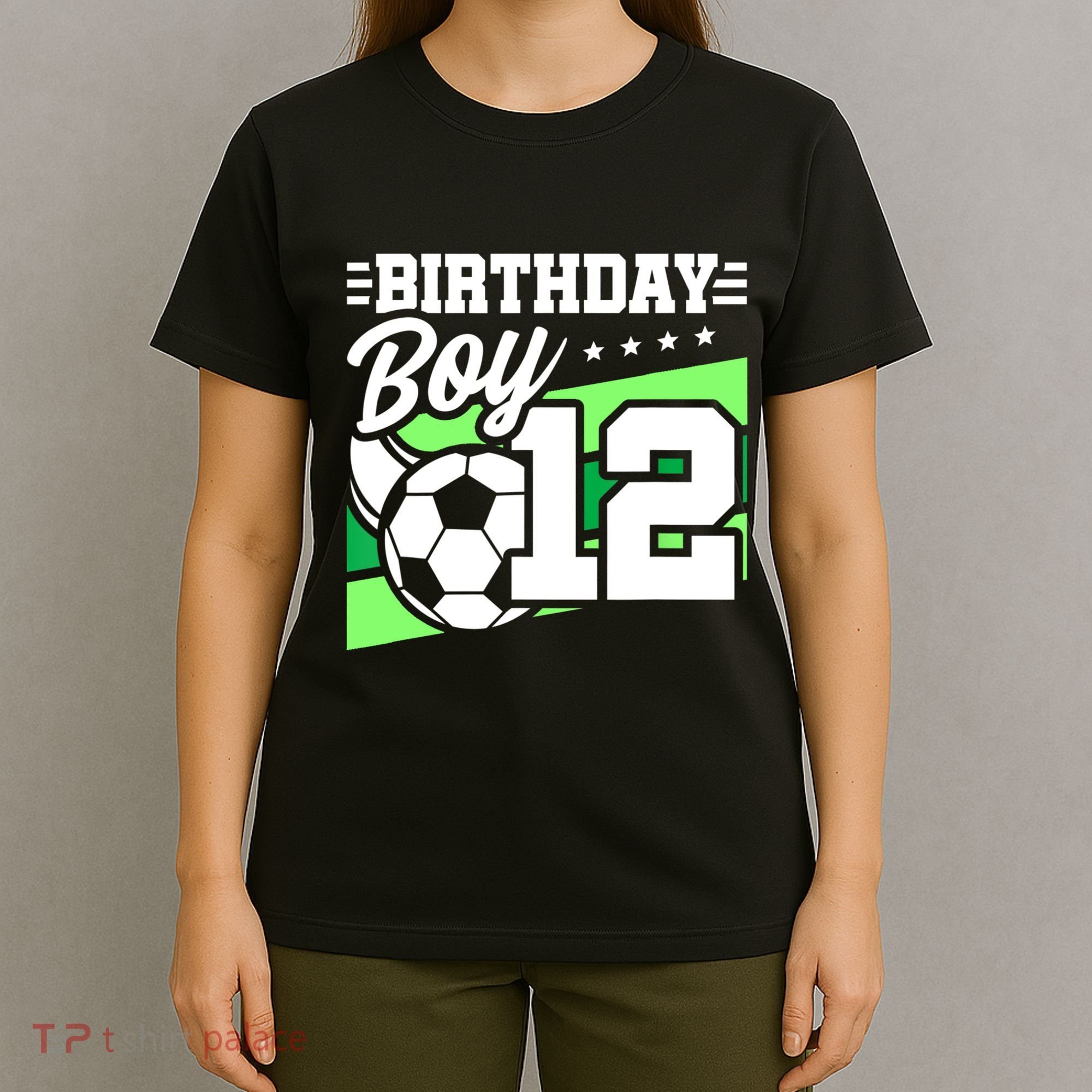 Soccer Birthday Party 12 Year Old 12th Birthday T-Shirt
