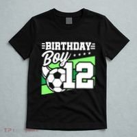 Soccer Birthday Party 12 Year Old 12th Birthday T-Shirt thumb 5
