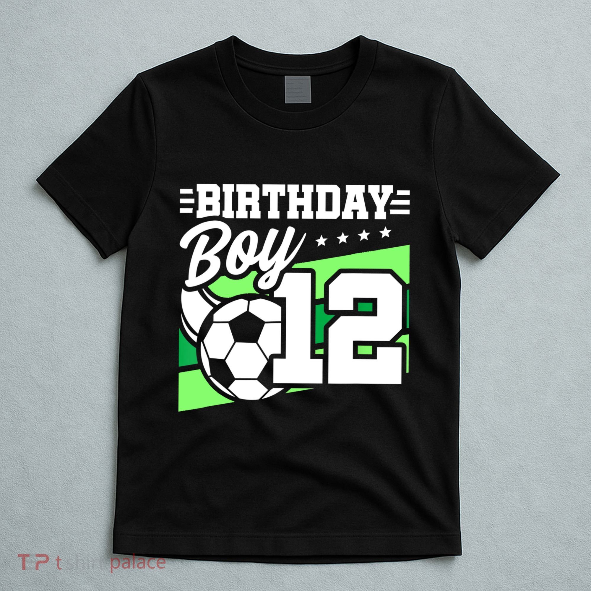 Soccer Birthday Party 12 Year Old 12th Birthday T-Shirt