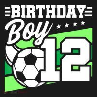 Soccer Birthday Party 12 Year Old 12th Birthday Mousepad thumb 1