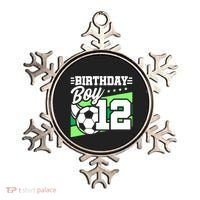 Soccer Birthday Party 12 Year Old 12th Birthday Ornament thumb 0