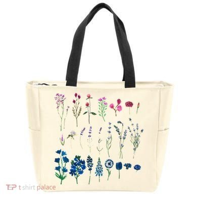Subtle Bi Pride Bisexual Flowers Flag Discreet Pride Apparel Tote Bag