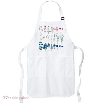 Subtle Bi Pride Bisexual Flowers Flag Discreet Pride Apparel Apron