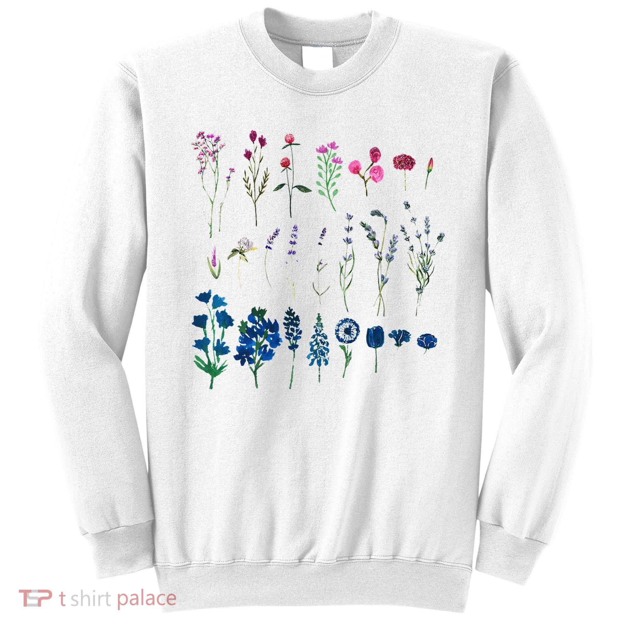 Subtle Bi Pride Bisexual Flowers Flag Discreet Pride Apparel Sweatshirt