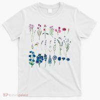 Subtle Bi Pride Bisexual Flowers Flag Discreet Pride Apparel T-Shirt thumb 0