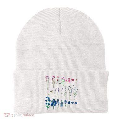 Subtle Bi Pride Bisexual Flowers Flag Discreet Pride Apparel Beanie