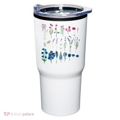 Subtle Bi Pride Bisexual Flowers Flag Discreet Pride Apparel Tumbler