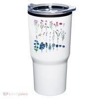 Subtle Bi Pride Bisexual Flowers Flag Discreet Pride Apparel Tumbler thumb 0