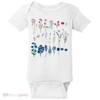 Subtle Bi Pride Bisexual Flowers Flag Discreet Pride Apparel Baby Bodysuit thumb 0