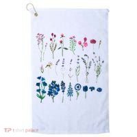 Subtle Bi Pride Bisexual Flowers Flag Discreet Pride Apparel Golf Towel thumb 0