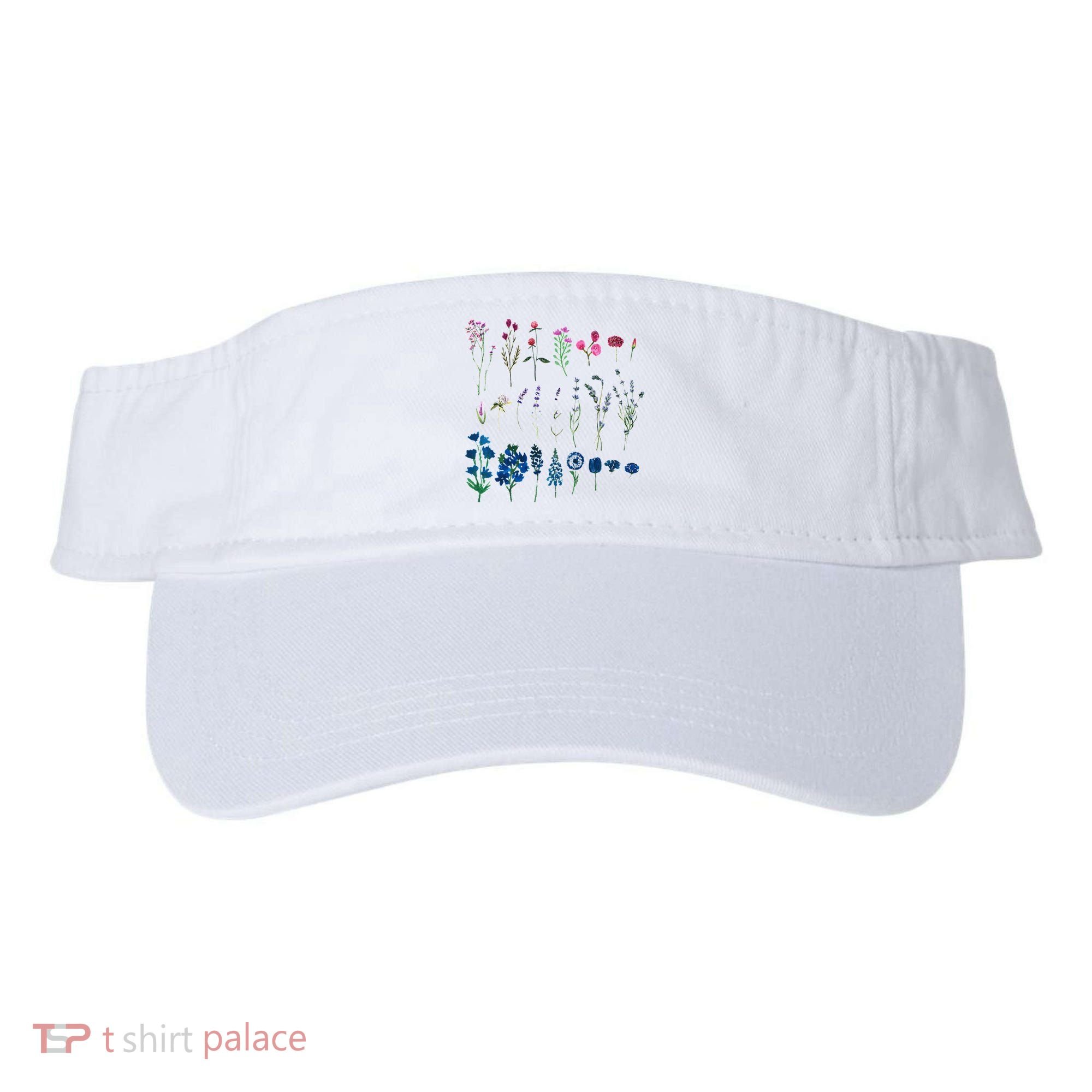 Subtle Bi Pride Bisexual Flowers Flag Discreet Pride Apparel Visor