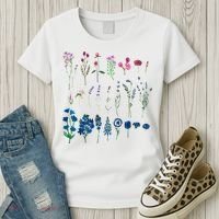 Subtle Bi Pride Bisexual Flowers Flag Discreet Pride Apparel Women's T-Shirt thumb 3