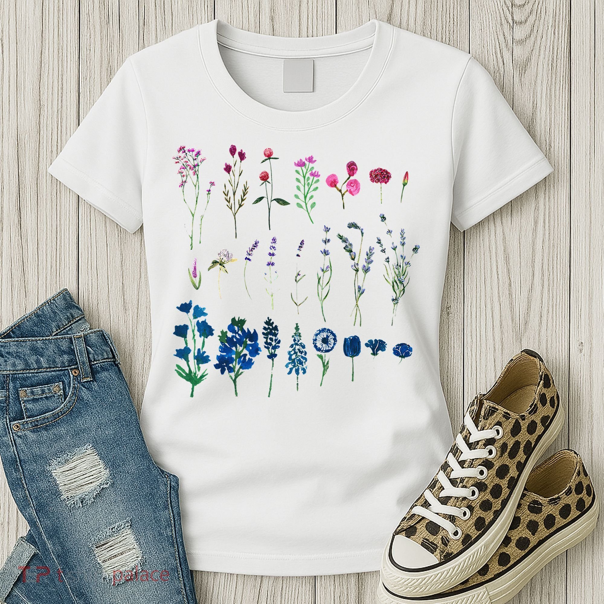 Subtle Bi Pride Bisexual Flowers Flag Discreet Pride Apparel Women's T-Shirt