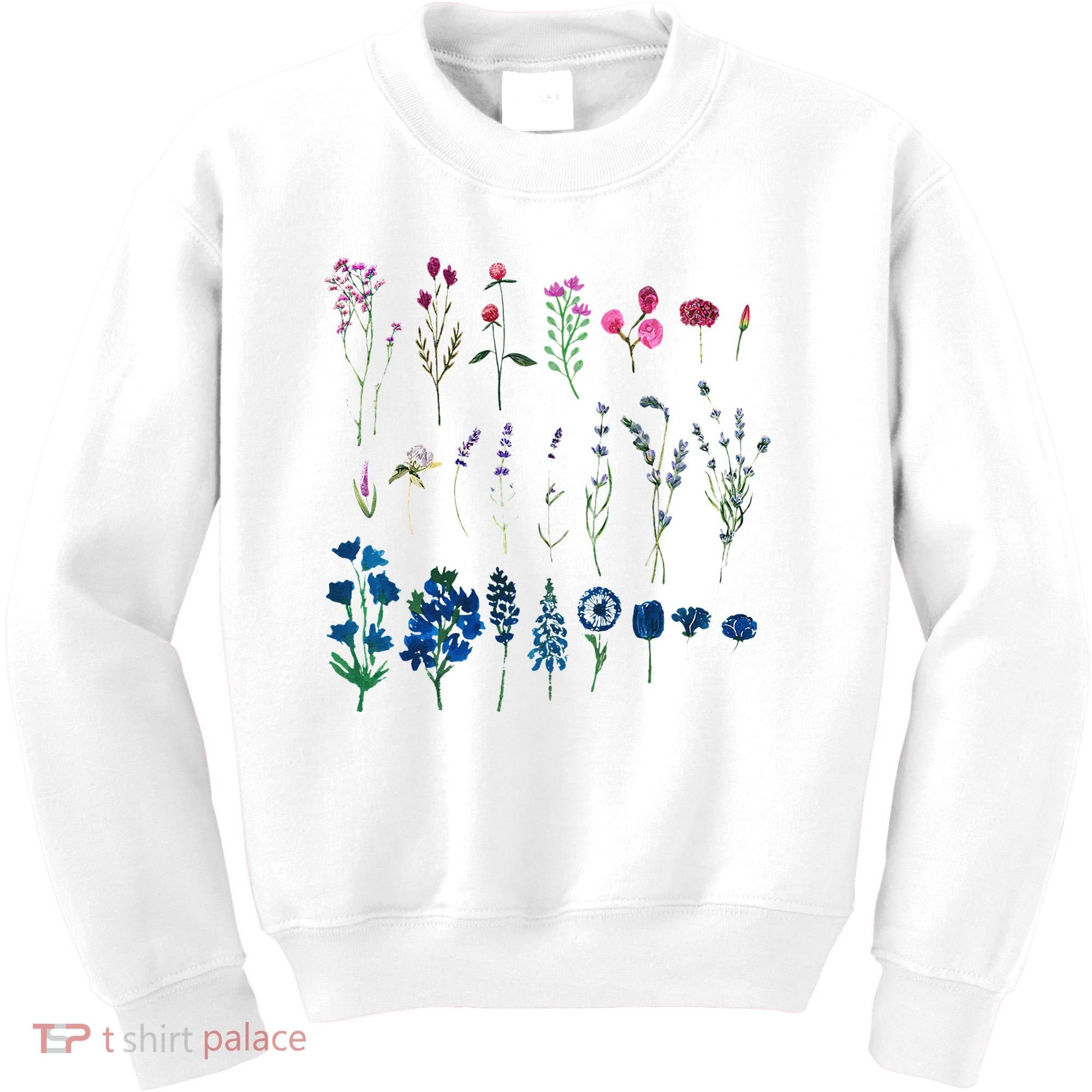 Subtle Bi Pride Bisexual Flowers Flag Discreet Pride Apparel Kids Sweatshirt
