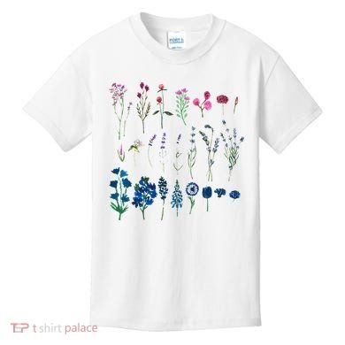 Subtle Bi Pride Bisexual Flowers Flag Discreet Pride Apparel Kids T-Shirt