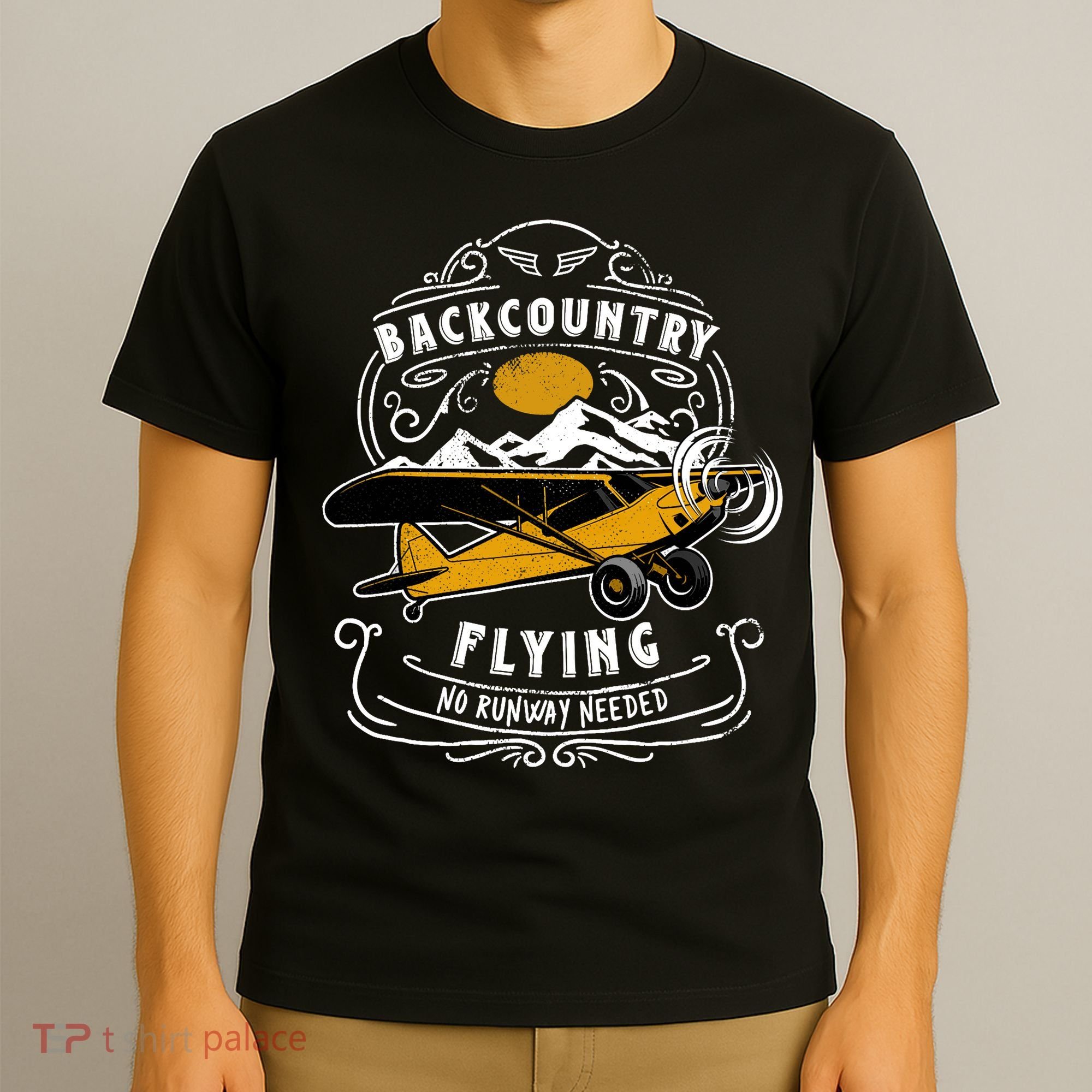 STOL Bush Plane Backcountry Flying Vintage T-Shirt