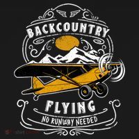 STOL Bush Plane Backcountry Flying Vintage T-Shirt thumb 7