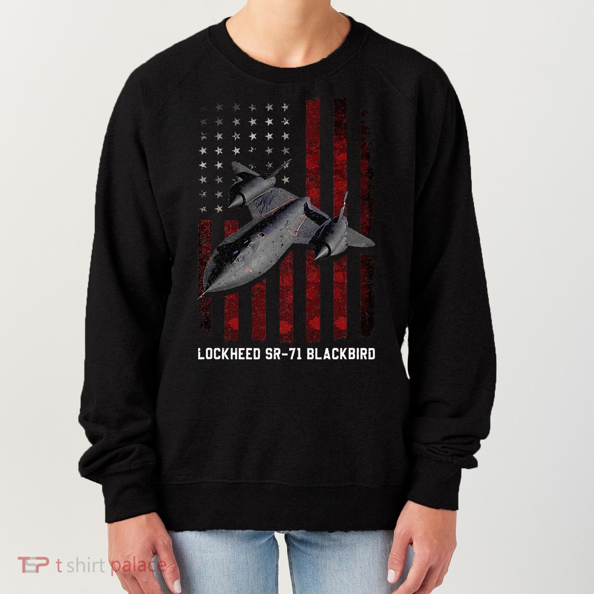 Sr71 Blackbird Plane Women's Sweatshirt