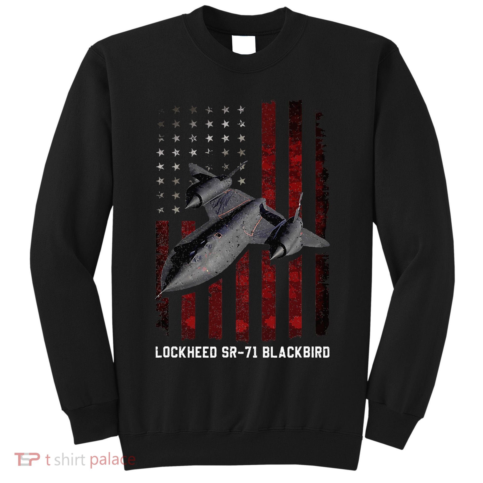 Sr71 Blackbird Plane Tall Sweatshirt