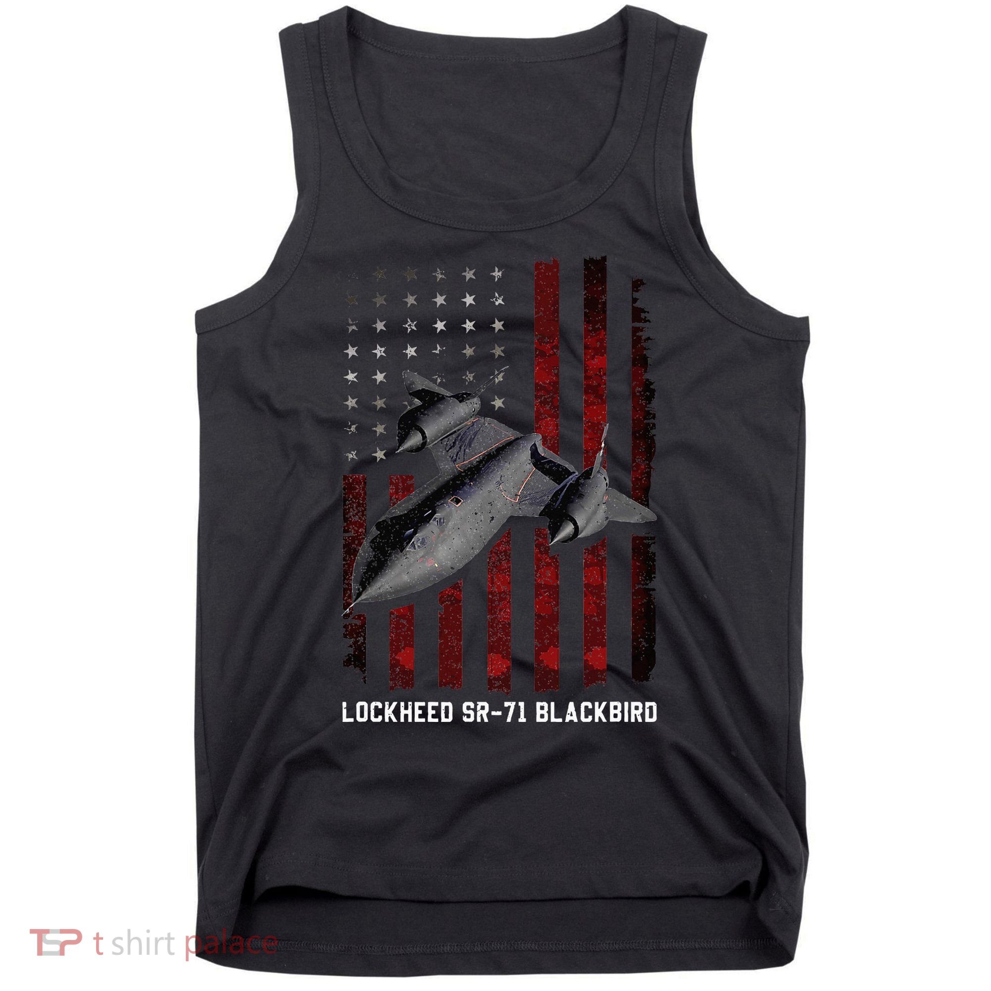 Sr71 Blackbird Plane Tank Top