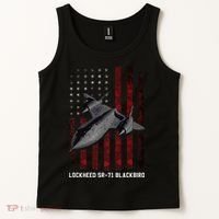Sr71 Blackbird Plane Tank Top thumb 2