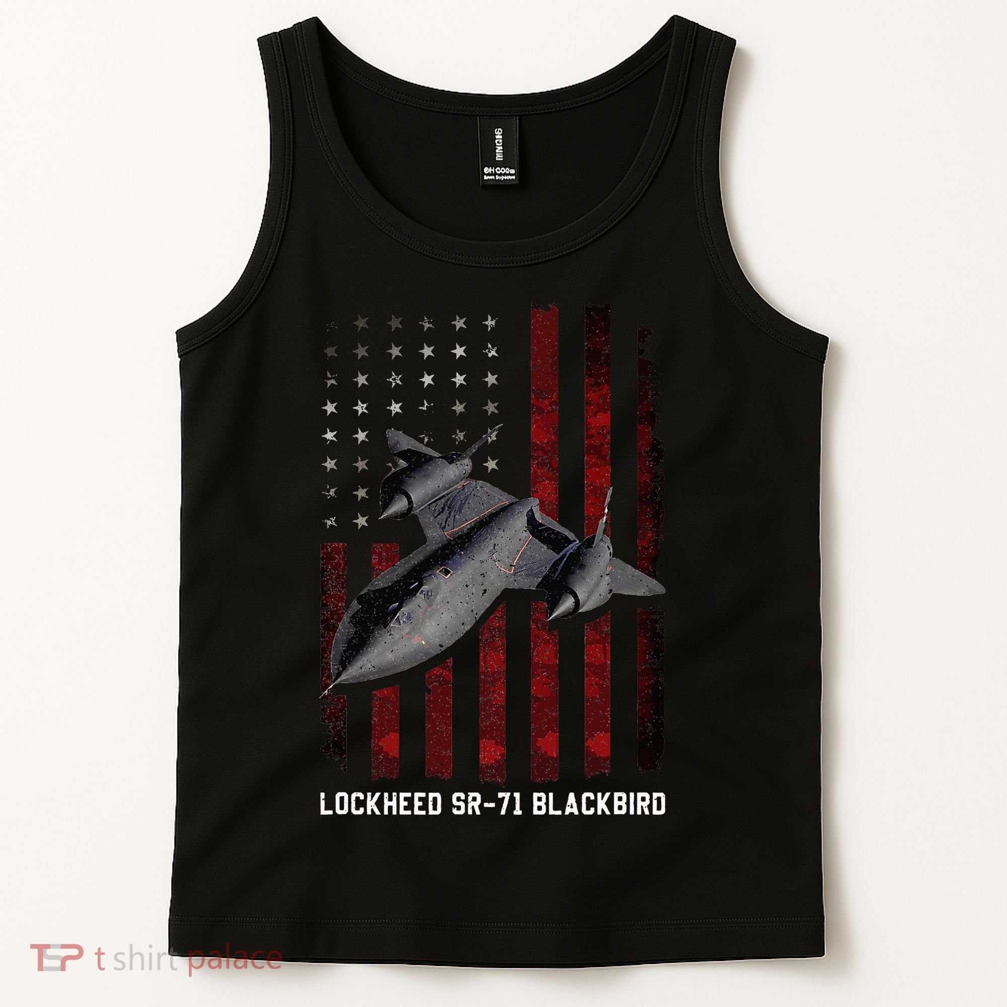 Sr71 Blackbird Plane Tank Top