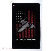 Sr71 Blackbird Plane Golf Towel thumb 0