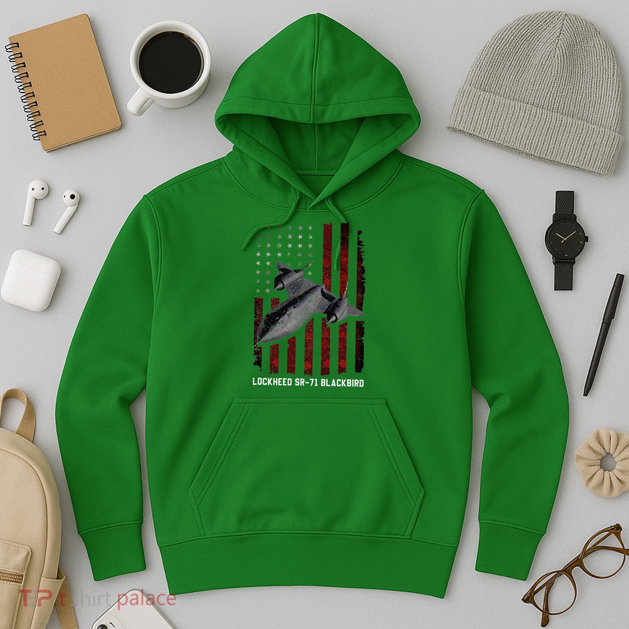 Sr71 Blackbird Plane Hoodie