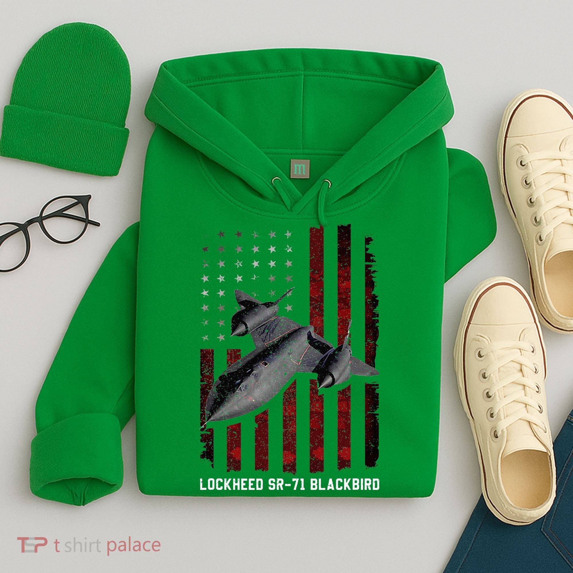 Sr71 Blackbird Plane Hoodie
