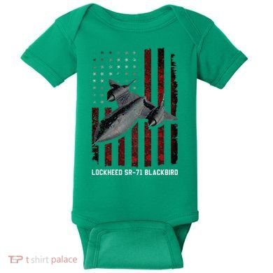 Sr71 Blackbird Plane Baby Bodysuit