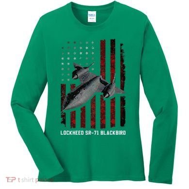 Sr71 Blackbird Plane Women's Long Sleeve Shirt