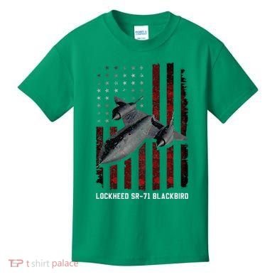 Sr71 Blackbird Plane Kids T-Shirt